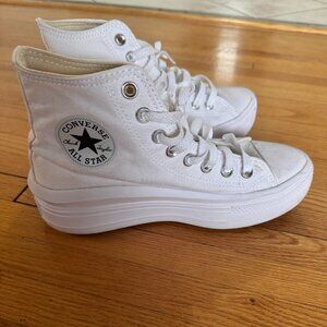 Converse Platform High Tops – White Chuck Taylor All Star (Women’s 8)